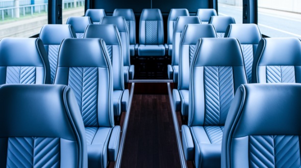 15 passenger minibus interior