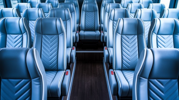 25 passenger minibus interior