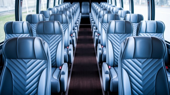 50 passenger charter bus interior