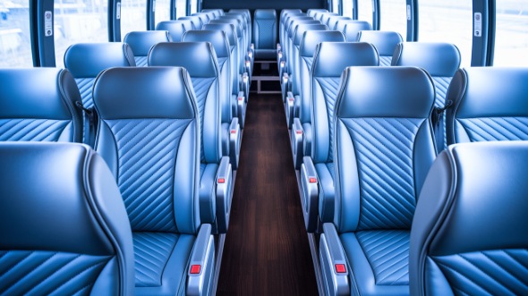 55 passenger charter bus interior