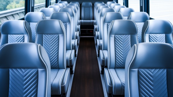 provo 28 passenger minibus interior