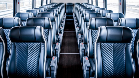 provo 50 passenger charter bus inside