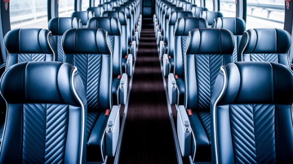provo 56 passenger charter bus inside